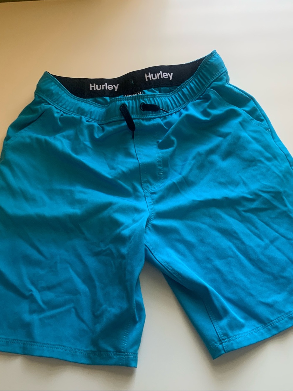Hurley Boys Shorts Blue Lagoon Size:14/16